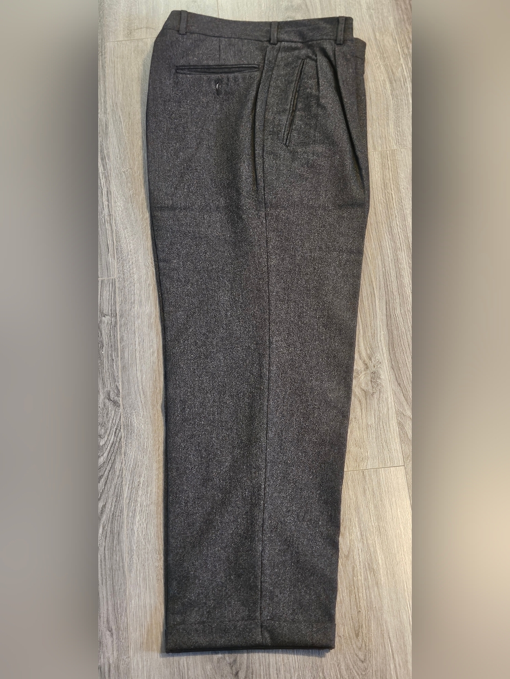Hugo Boss Al Capone/Cantania Men's Double-Breasted Blazer Dark Gray - Picture 9 of 10